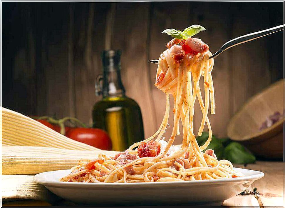 Spaghetti is probably the most popular type of pasta