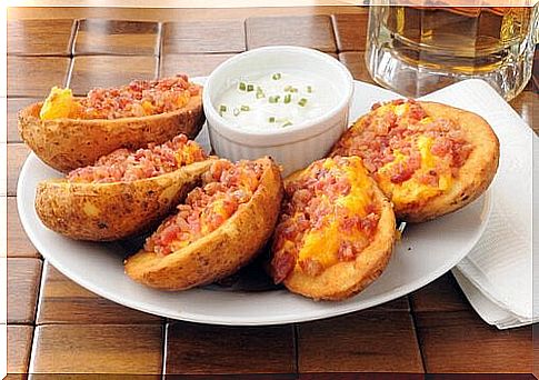 baked potatoes