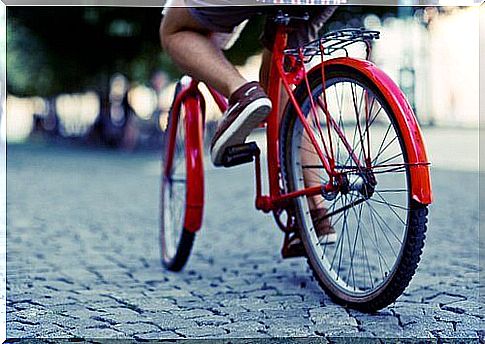 Burn calories while cycling 