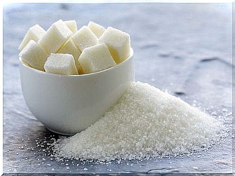 Rice scrubs: sugar