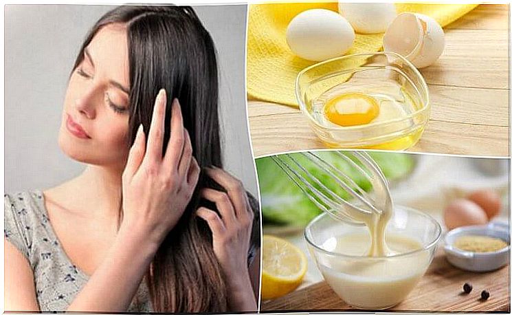 Treat brittle hair with an egg mask