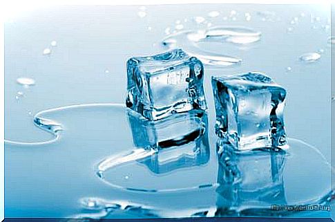 Tips against warts: ice cubes