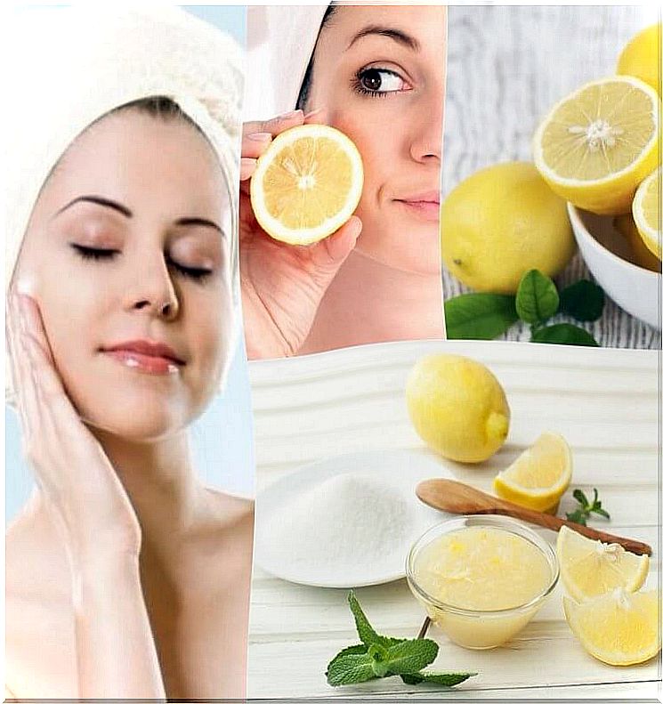 Beautiful skin with lemon!  6 tips