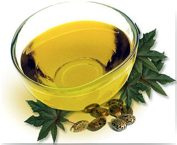 A bowl of castor oil