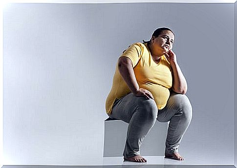 overweight woman