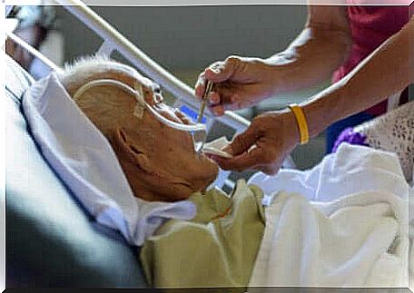 Patient in a vegetative state