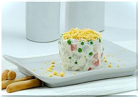 Variations of the olivier salad