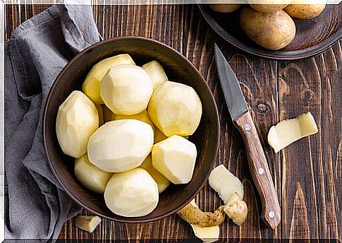 Ingredients for potato stew