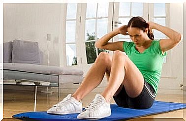 Stimulate the metabolism with exercises and lose weight