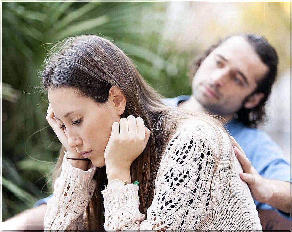 Couple in conflict considering separation