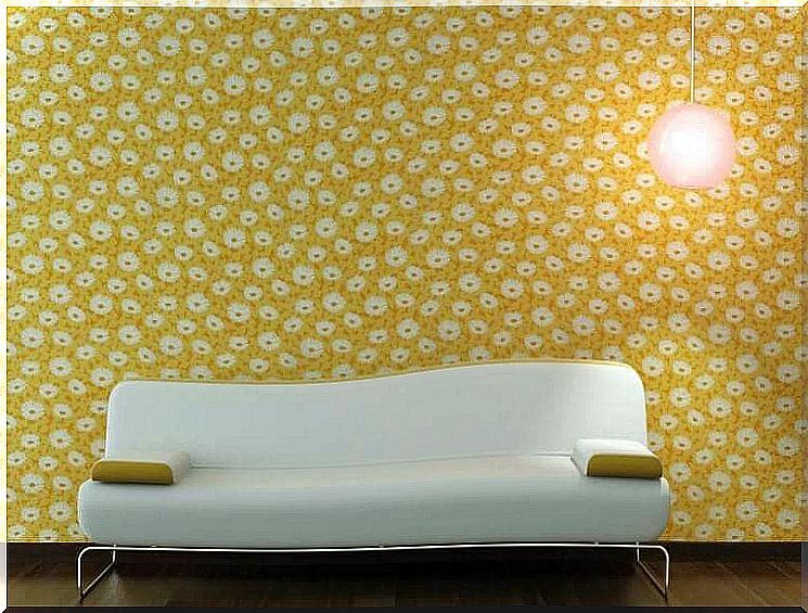 Vinyl and wallpaper for wall decoration